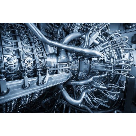 Fotótapéta gázturbinás motor