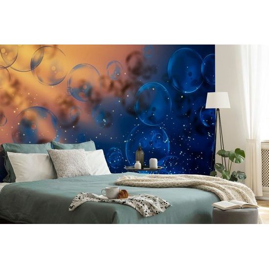 Egyedi öntapadó tapéta repülő buborékok