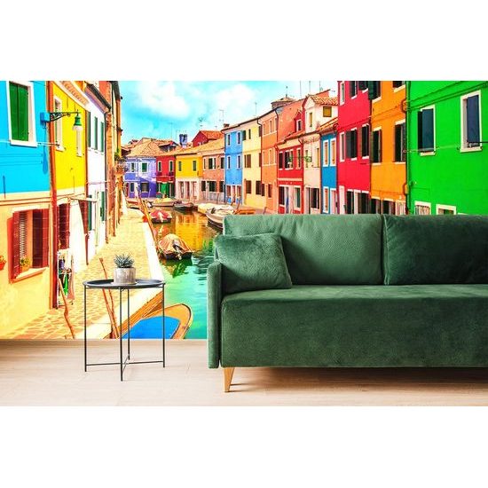 Öntapadó fotótapéta színes utca