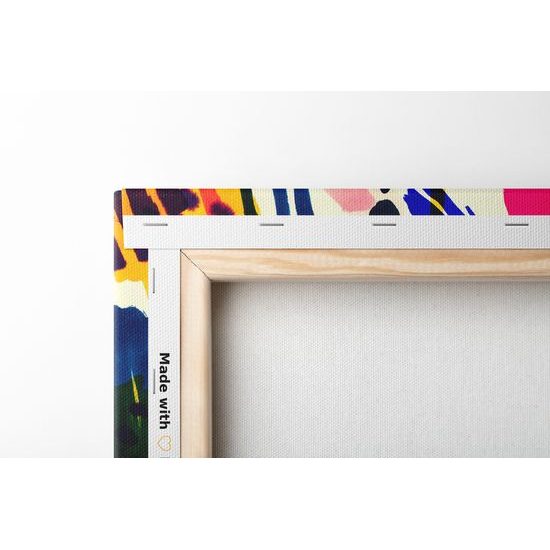 Kép absztrakció pop art stílusban