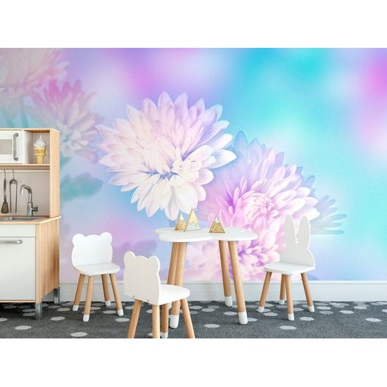 Öntapadó tapéta Krizantém érdekes megvilágításban