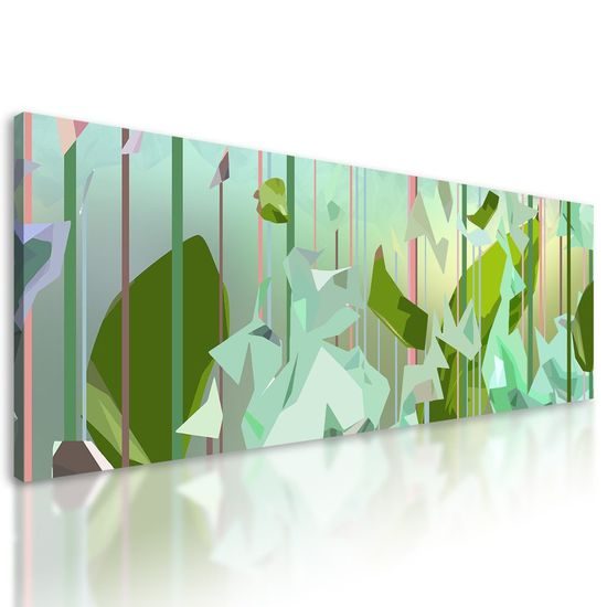 Kép levelek zöld absztrakciója