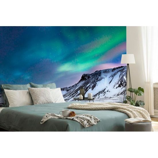 Öntapadó fotótapéta varázslatos aurora borealis