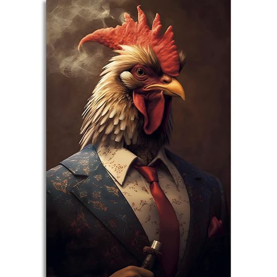 Kép állati gengszter kakas