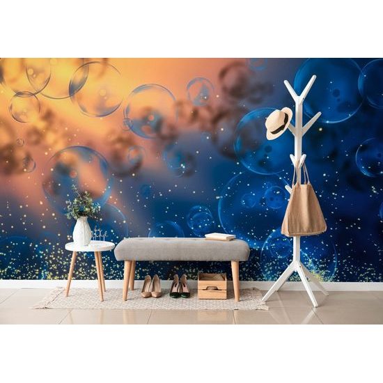 Egyedi öntapadó tapéta repülő buborékok