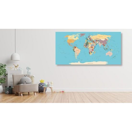 Parafa kép klasszikus térkép országnevekkel