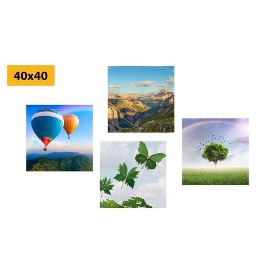 Képszett csodálatos természeti látvány