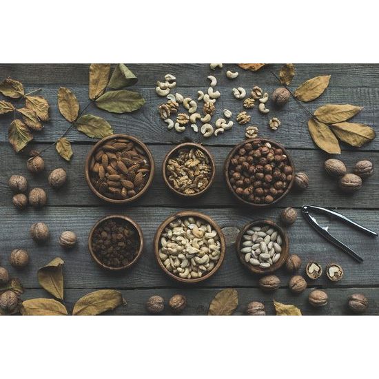 Öntapadó fotótapéta különböző típusú dió