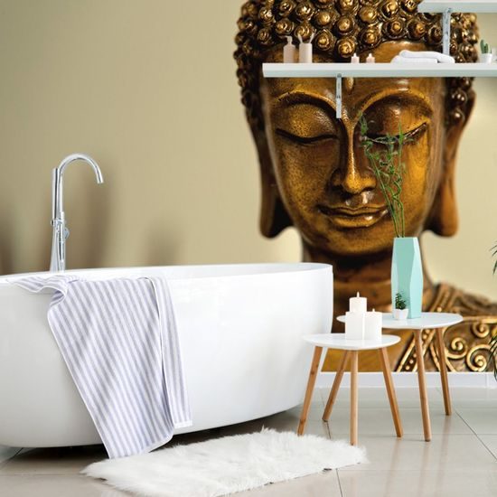 Öntapadó tapéta bronz Buddha