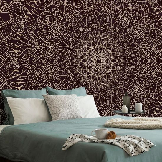 Tapéta egy gyönyörűen kidolgozott Mandala