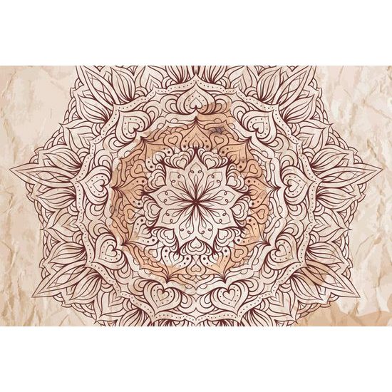 Öntapadó tapéta finom absztrakciója egy virágnak