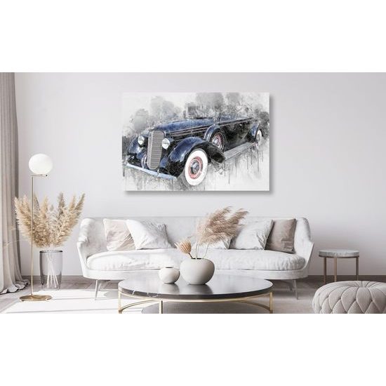 Kép absztrakt autó