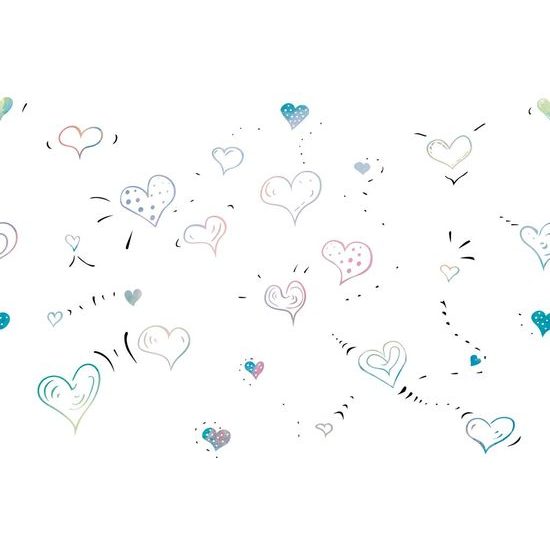 Tapéta szív egy érdekes grafikai tervezésben