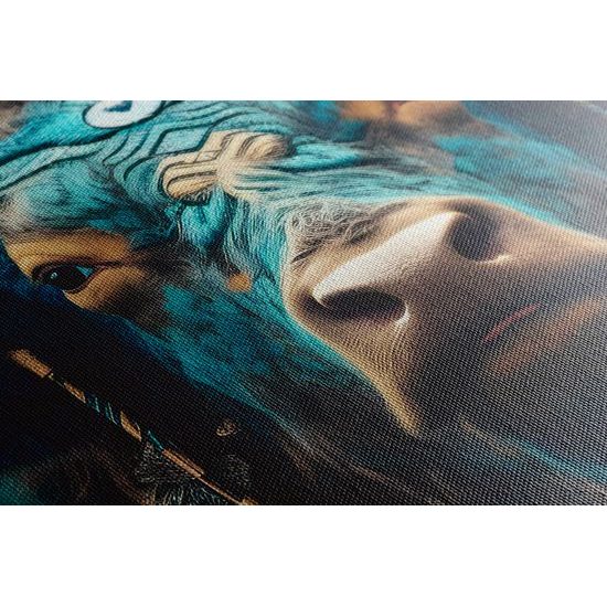 Kép kék-arany bivaly