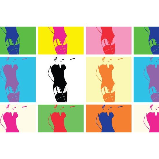 Kép pop art női báj