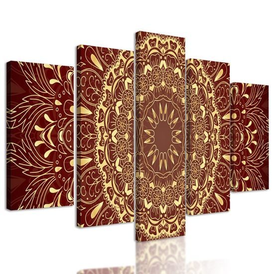 5 részes kép luxus Mandala