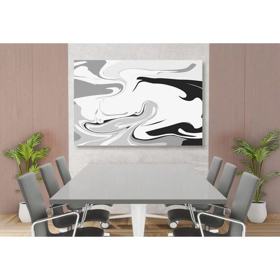 Kép fekete-fehér művészi absztrakció