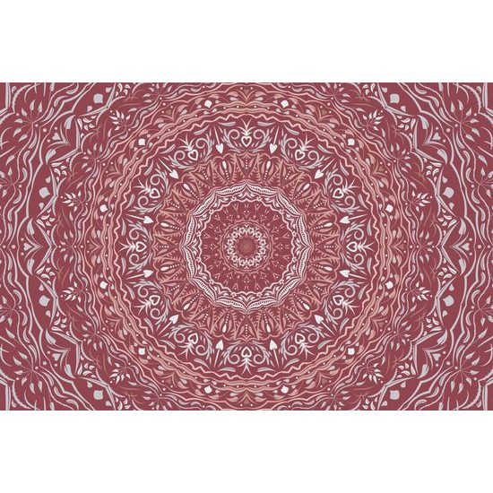 Öntapadó tapéta nyugtató Mandala rózsaszín kivitelben