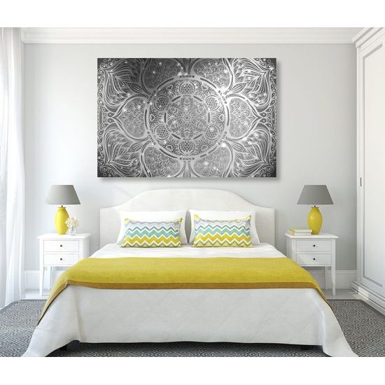 Kép fekete-fehér galaktikus Mandala