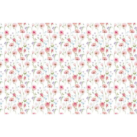 Tapéta réti virágok egy romantikus kivitelben