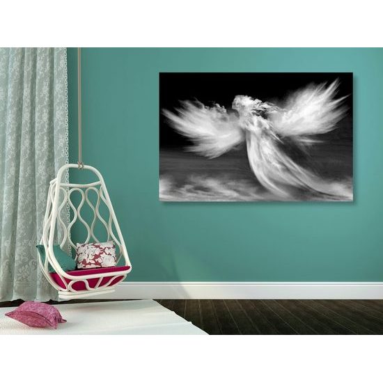 Kép fekete-fehér lenyűgöző angyalfelhő