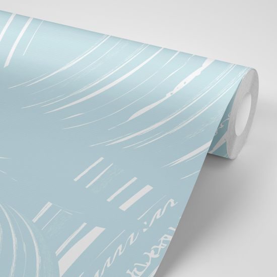 Öntapadó tapéta enyhe absztrakció kék alapon