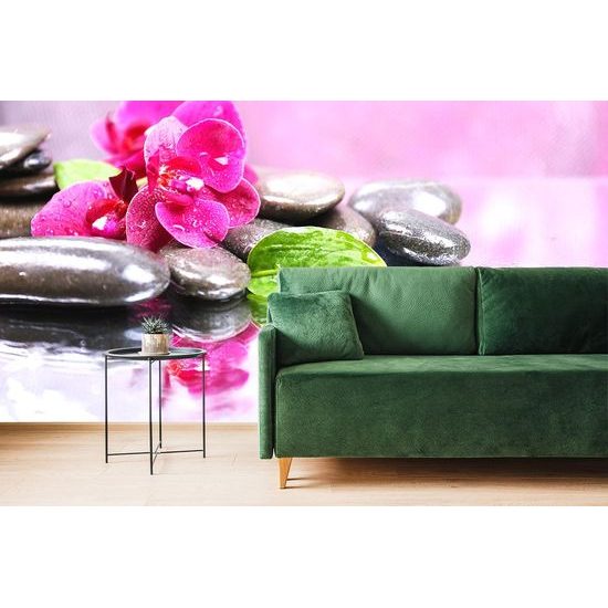 Öntapadó fotótapéta orchidea egy kis relaxációval