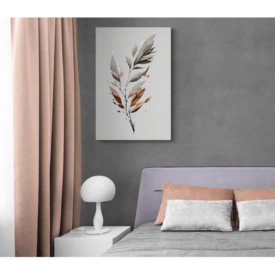 Kép minimalista levél mozgásban