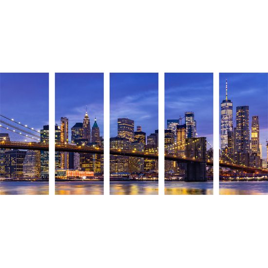 5 részes kép Downtown Brooklyn látványa