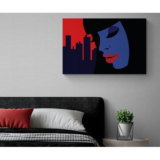 Kép gyönyörű külföldi a városban