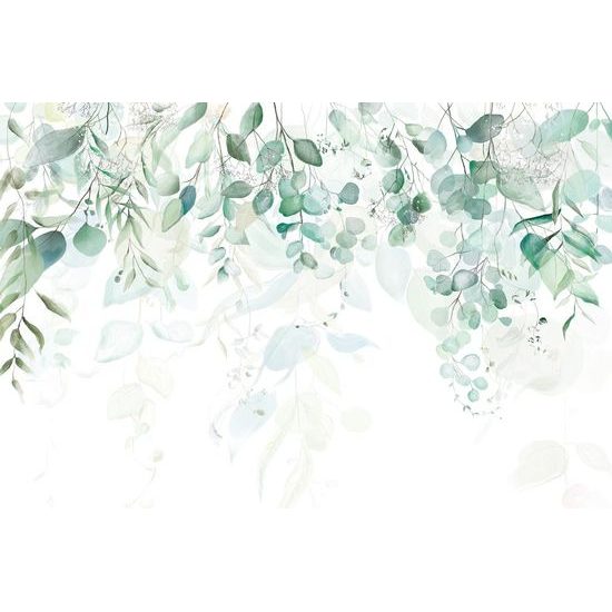 Öntapadó fotótapéta pompás zöld levelek