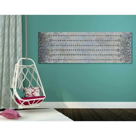 Kép egyedi minta szürke háttéren