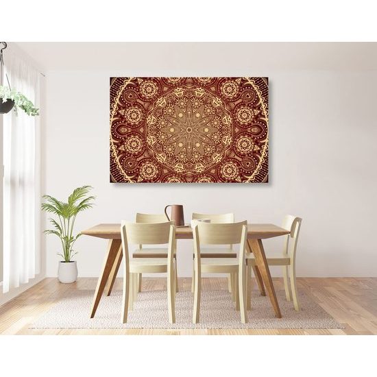 Kép bordó luxus Mandala