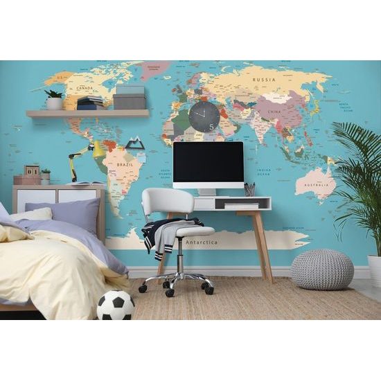 Tapéta klasszikus világtérkép