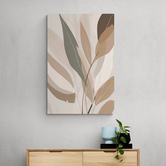 Kép absztrakt botanikus alakzatok No2