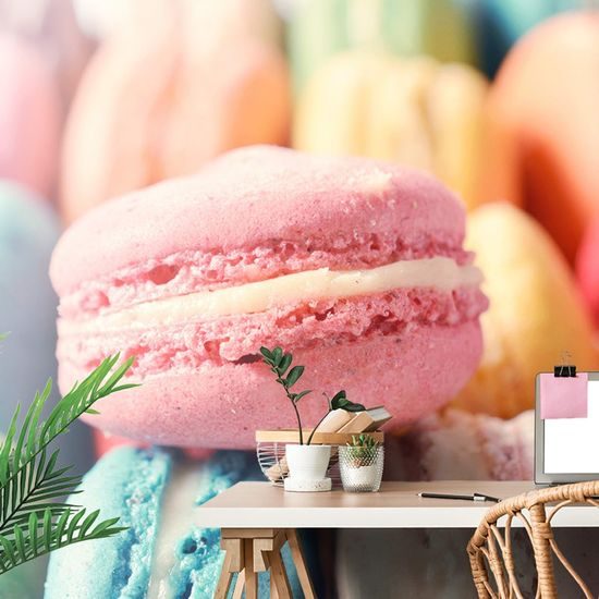 Fotótapéta színes macaroons
