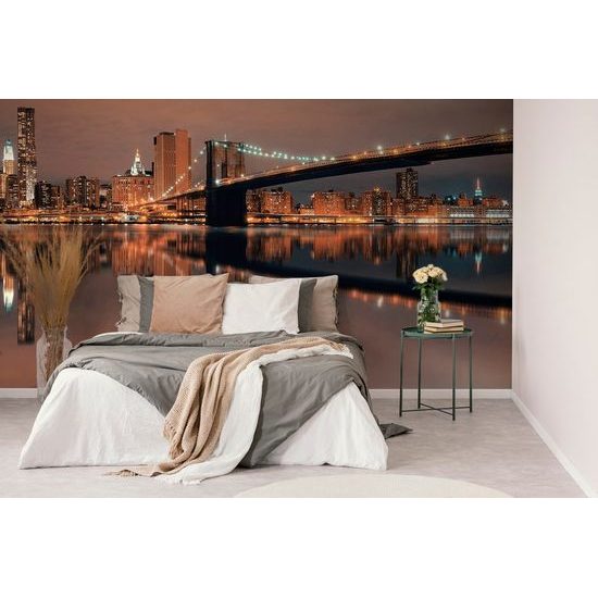Fotótapéta híd az esti Manhattanben