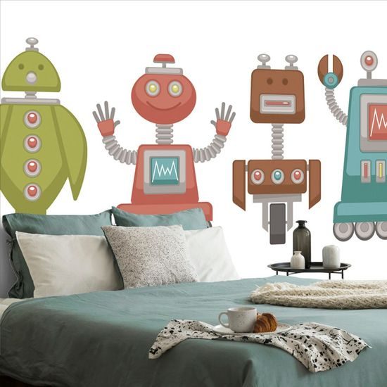 Tapéta robot barátok