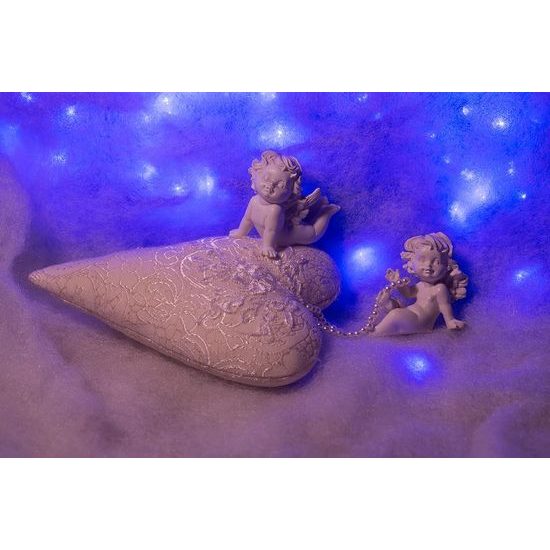 Öntapadó fotótapéta egy angyalról, romantikus szívvel