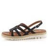 Ara sandále zo splietaných pásikov Jamaika čierne 12-38103-01