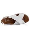 Ara sandále s kríženými pásikmi a klinom Bilbao biela 12-33516-04