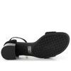 Ara dámske širšie sandále na podpätku Prato čierne 12-25601-01