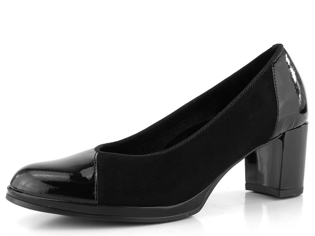 Ara-Shoes.cz - Ara širší lodičky na podpatku Schwarz Cannes 12-22909-01 -  Ara - Lodičky - Dámské boty - oficiální obchod obuvi Ara