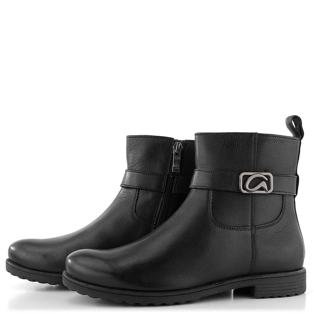 Ara-Shoes.sk - Ara dámska kožená členková obuv so zipsom Schwarz Liverpool  12-39511-01 - Ara - Členkové topánky - Dámske topánky - oficiální obchod  obuvi Ara