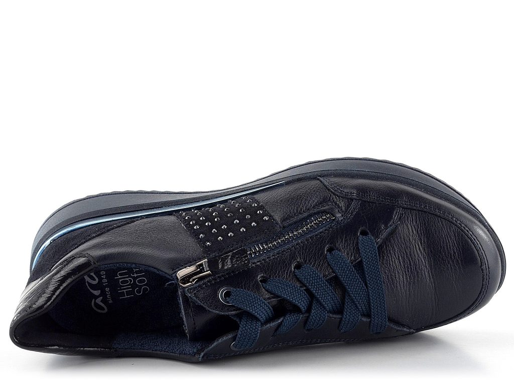 Ara-Shoes.sk - Ara dámske tenisky so zipsom tmavo modré Las Vegas  12-24901-02 - Ara - Tenisky/Sneakers - Dámske topánky - oficiální obchod  obuvi Ara