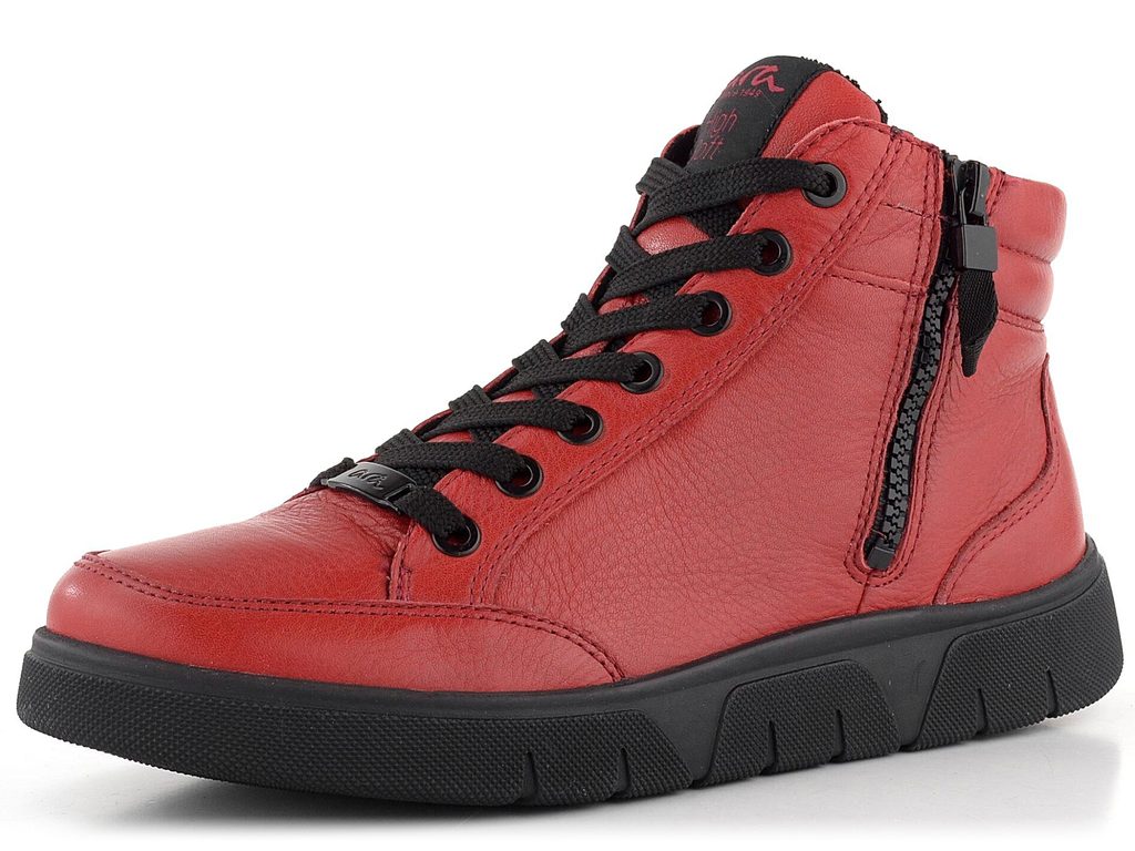 Ara-Shoes.cz - Ara dámský kotník červený Rom-Sport 12-24451-14 - Ara -  Kotníkové boty - Dámské boty - oficiální obchod obuvi Ara