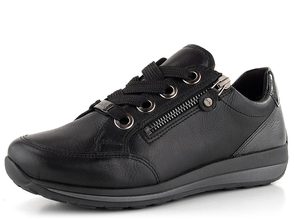 Ara-Shoes.cz - Ara širší tenisky černé/antracitové Osaka 12-44587-66 - Ara  - Tenisky/Sneakers - Dámské boty - oficiální obchod obuvi Ara