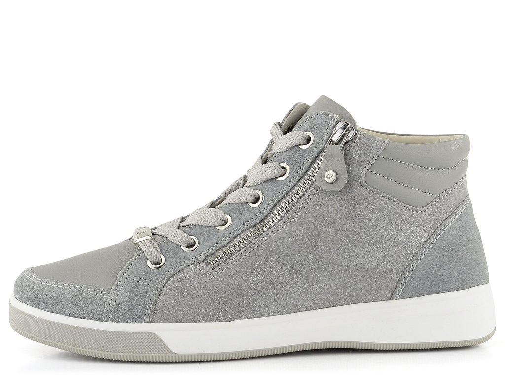 Ara-Shoes.cz - Ara kotníkové tenisky šedé/metalické Rom 12-44499-94 - Ara -  Tenisky/Sneakers - Dámské boty - oficiální obchod obuvi Ara