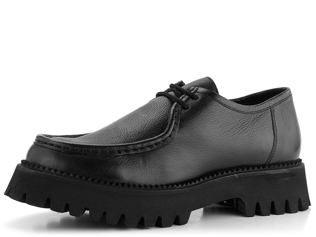 Ara-Shoes.sk - Ara poltopánky na hrubej podošve Amsterdam Black 12-56723-10  - Ara - Šnurovacie topánky - Dámske topánky - oficiální obchod obuvi Ara