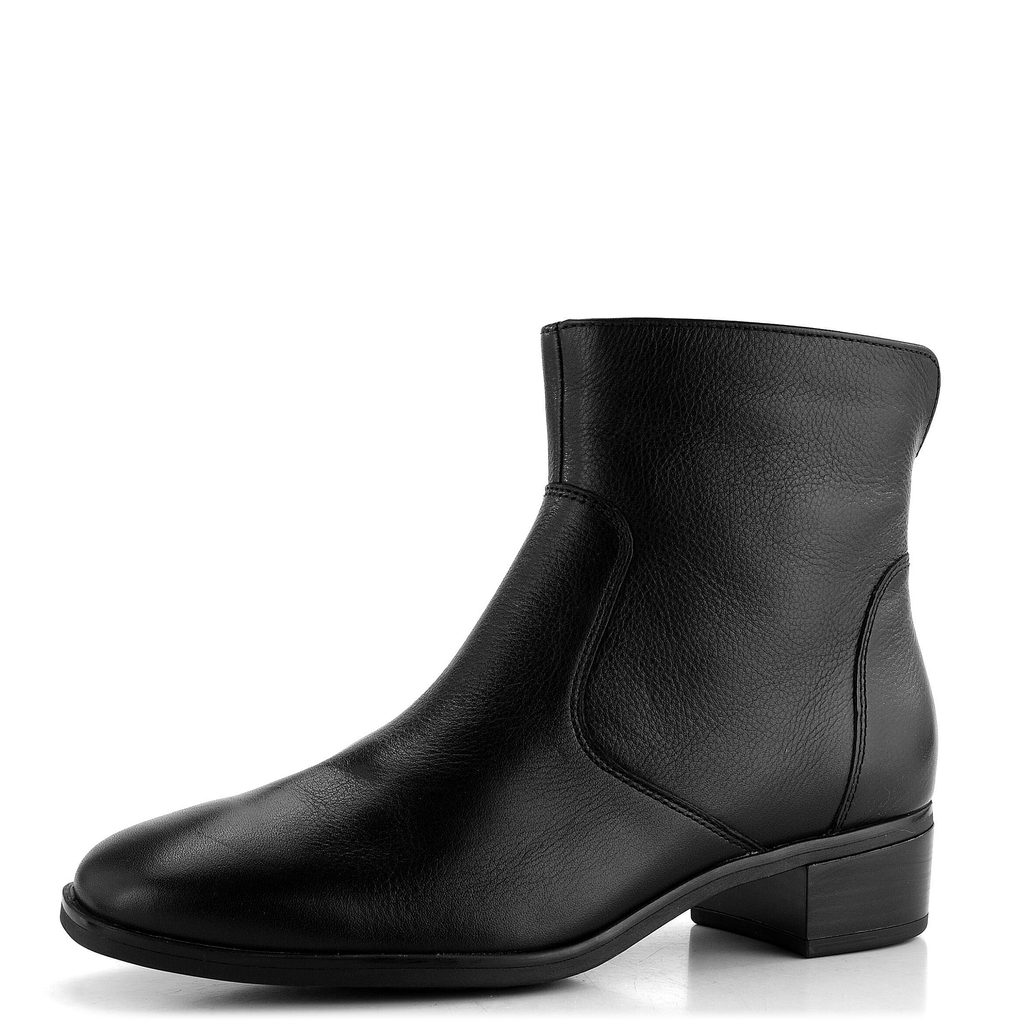 Ara-Shoes.sk - Ara dámska širšia členková obuv na podpätku Graz Black  12-31802-01 - Ara - Členkové topánky - Dámske topánky - oficiální obchod  obuvi Ara